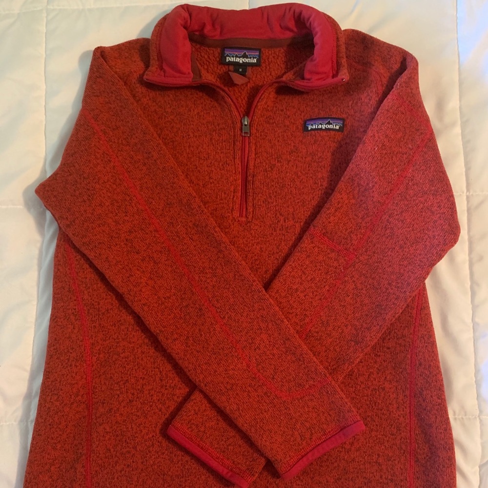 Patagonia Women’s Better Sweater 1/4 Zip Red